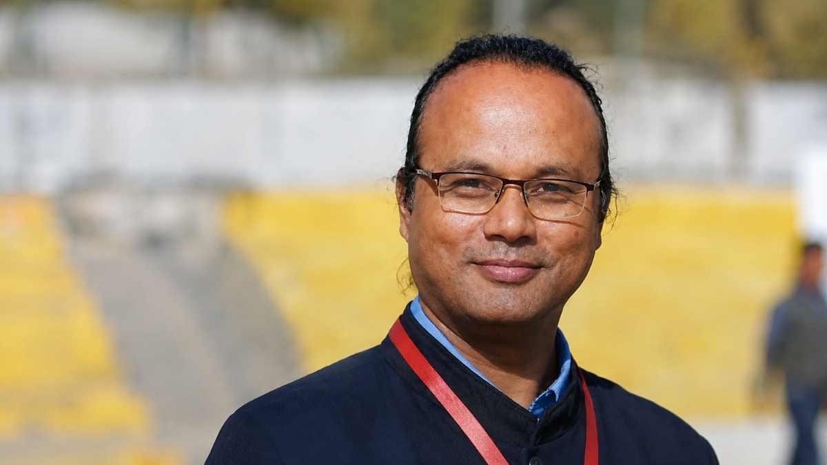 Bernard Marak when interact with reporters in video conference