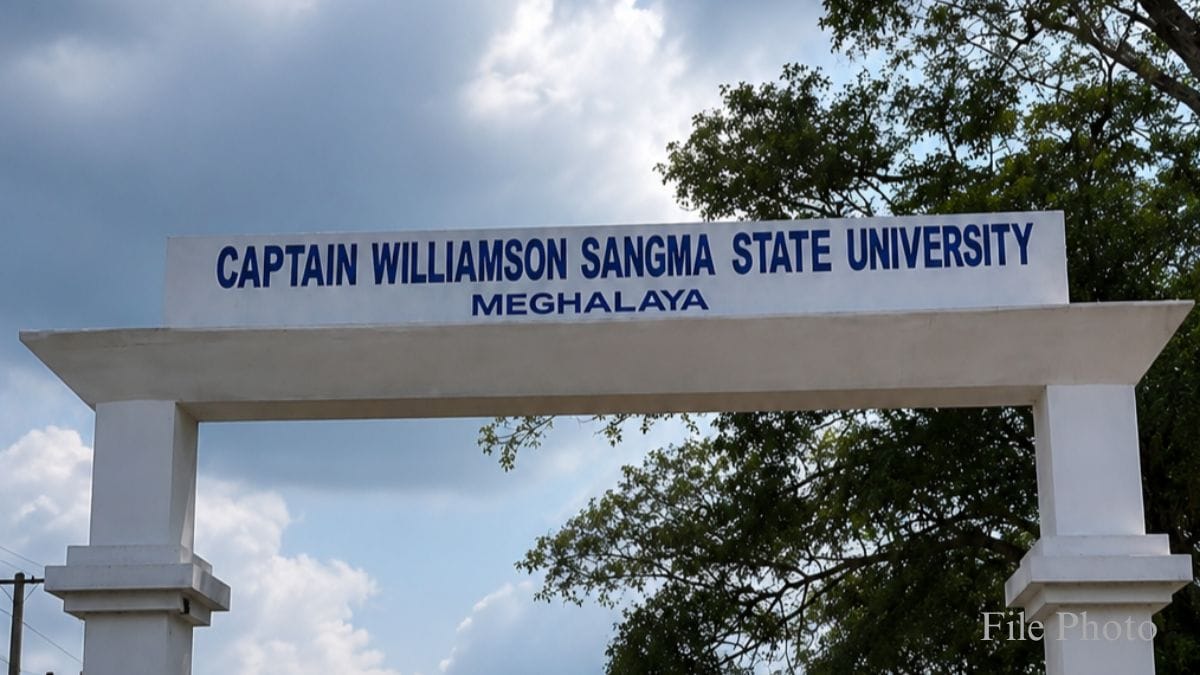 File Photo of Captain William Sangma University