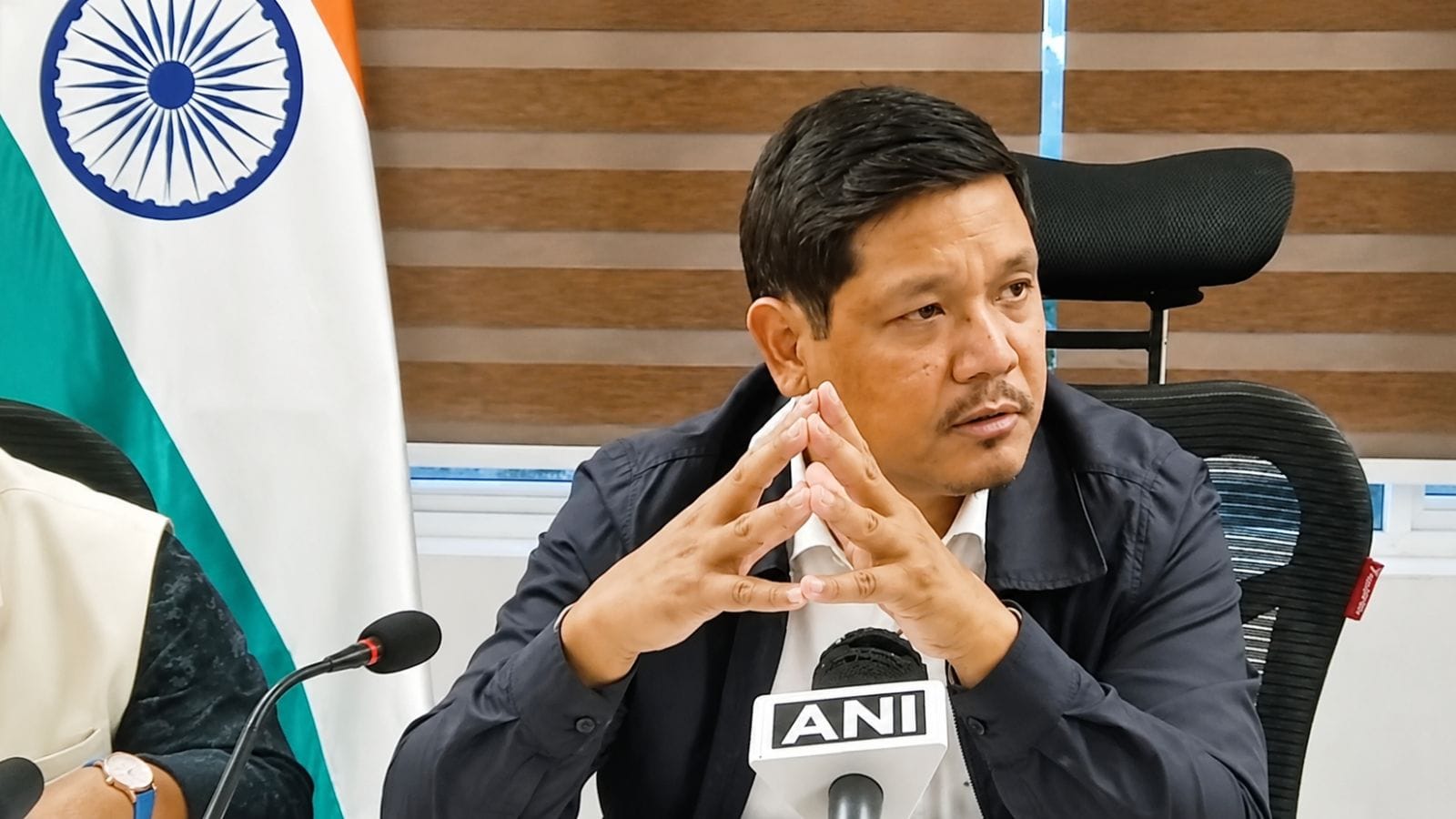 Conrad Sangma during press conference