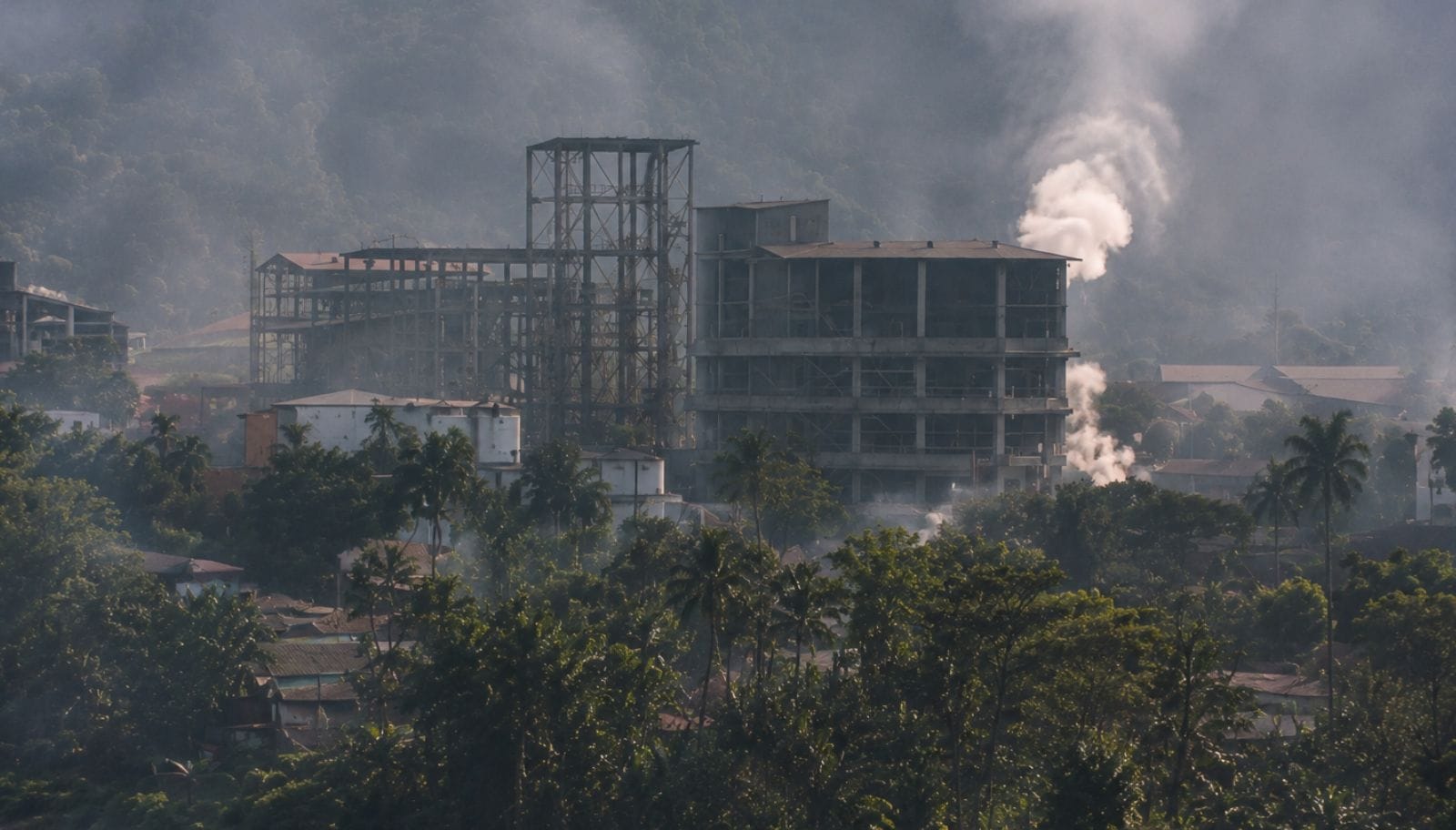 Byrnihat, Ri Bhoi District,one of the most polluted place