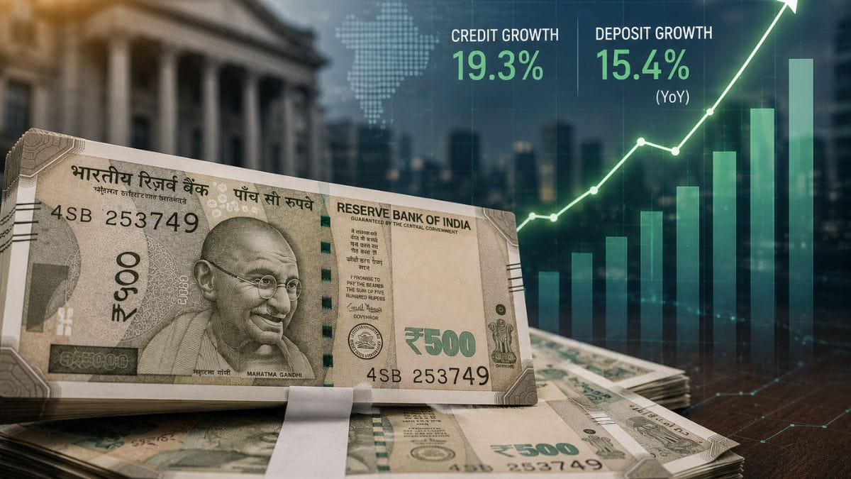 RBI data: Bank credit growth hits 19.3%, deposits at record ₹269 trillion