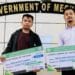 Bus driver, conductor honoured with ₹10,000 each after protecting passengers during Shillong violence