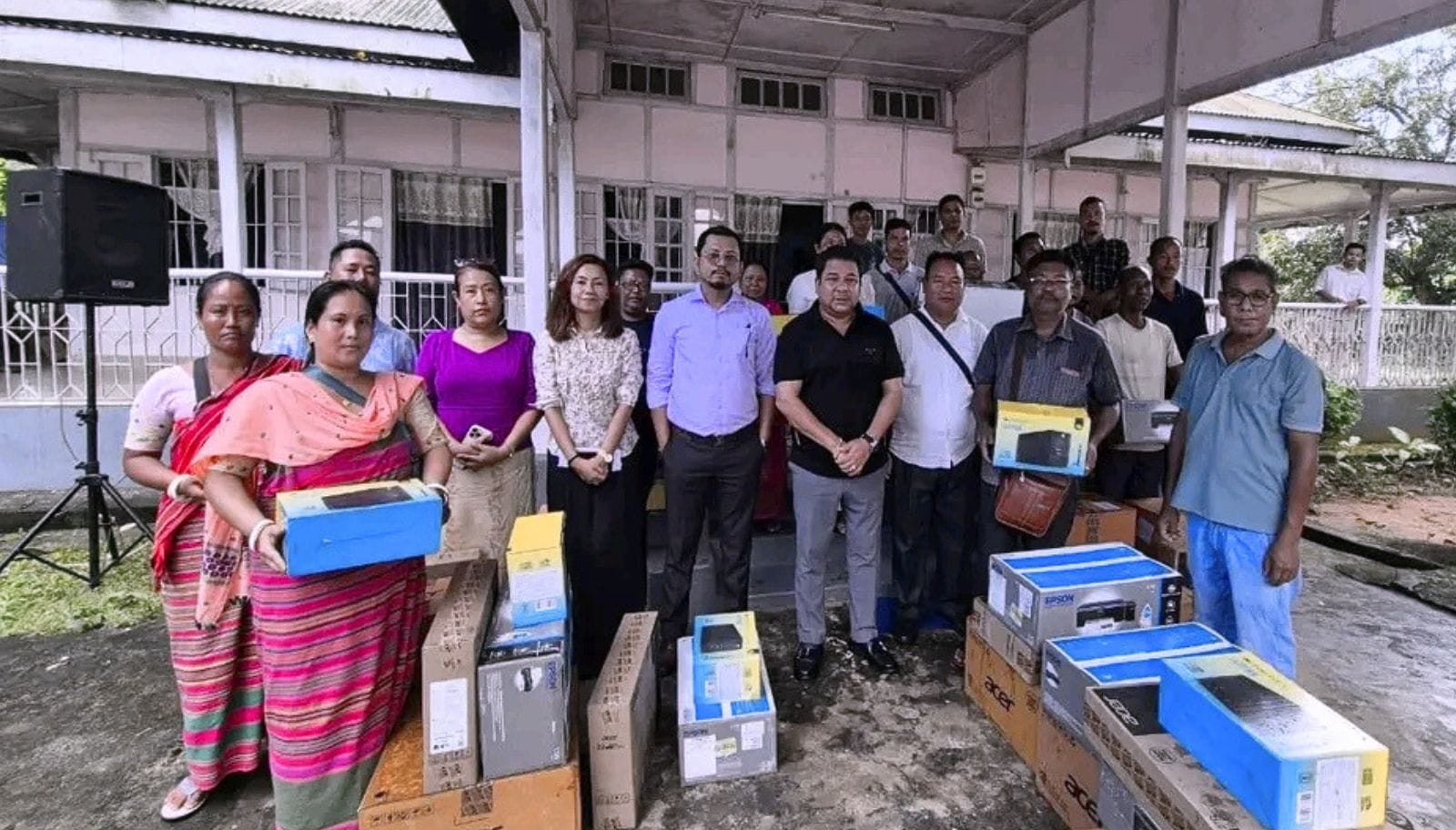 Sanjay Sangma extends financial aid to PwDs, hands over computers to AECs