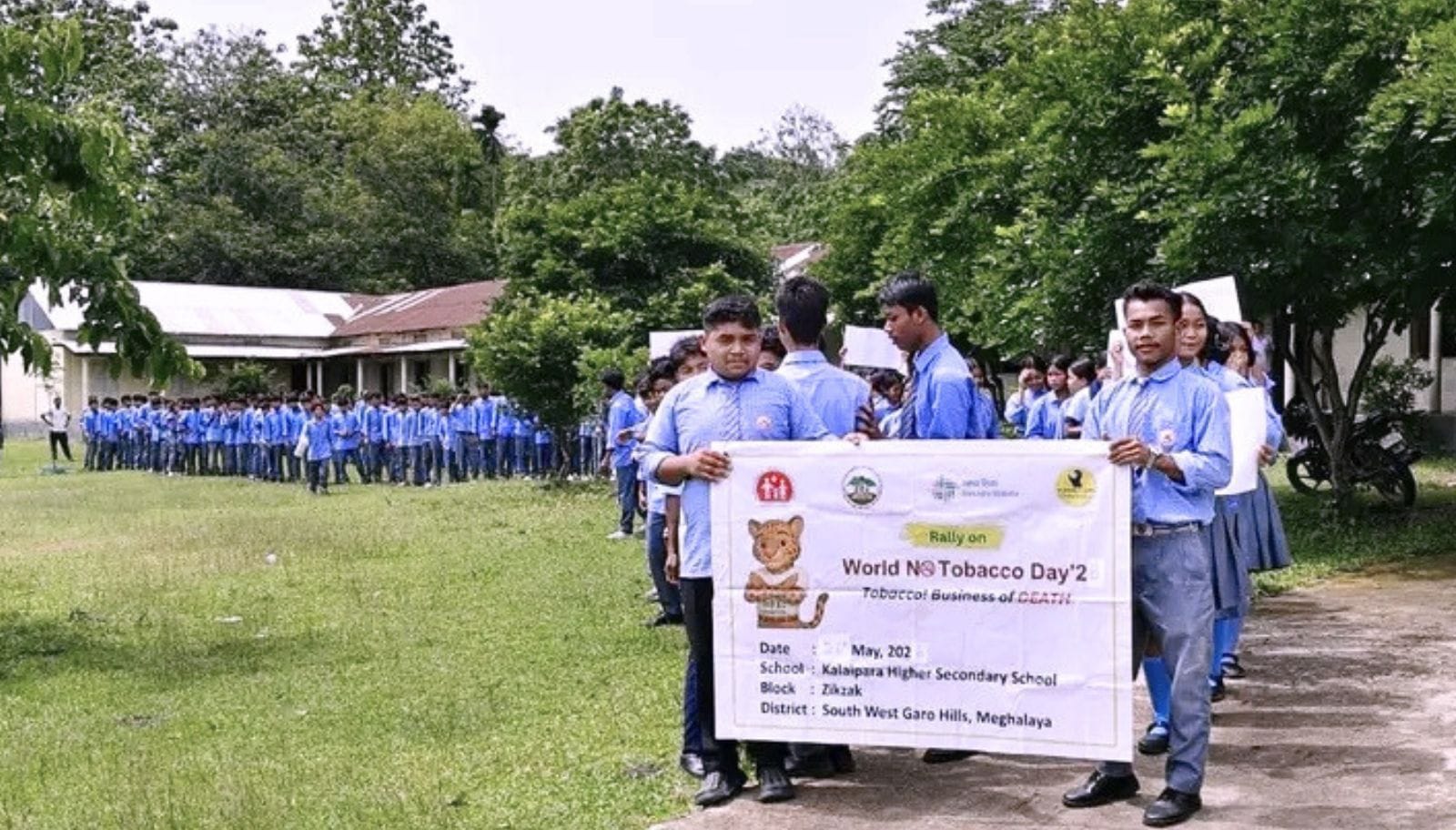 South West Garo Hills Records Strong Participation in Meghalaya's Anti-Tobacco Campaign