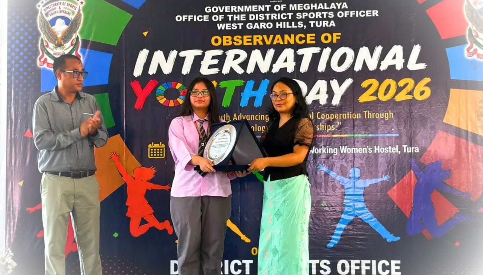 Nandini Ishvi O. Sangma Meghalaya’s representative at the Commonwealth Youth Parliament in Sydney.