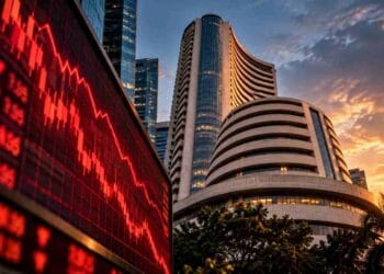 Stock market falls again as oil stays above $106 and rupee breaches ₹96