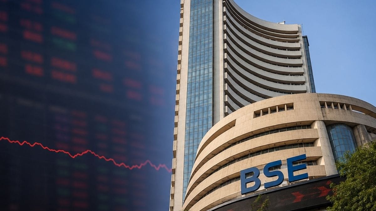 Sensex, Nifty end flat as banks and autos drag stocks