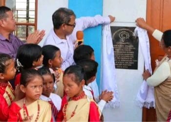Education Minister Lahkmen Rymbui inaugurates new seven-room school building at Padu Bah