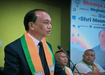 Moonlight Pariat joins BJP, says he will take district council issues to Delhi